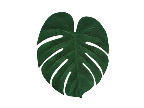 Tányértartó - pálmalevél - 34 x 30 cm - 4 db.