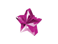Héliummal töltött léggömb súly - Rózsaszín csillag - 150 g.