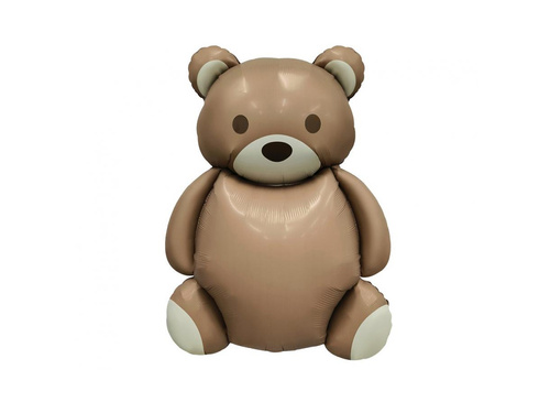 Teddy mackó fólialufi - 52x68 cm - 1 db.