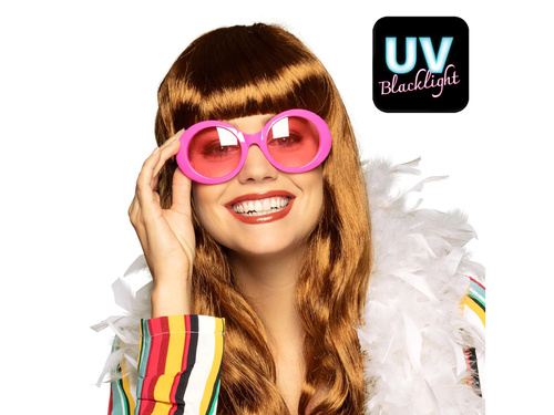 Rózsaszín UV szemüveg - 1 db.