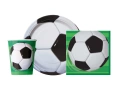 Csészék + tányérok + papírszalvéták Football - 32 db.