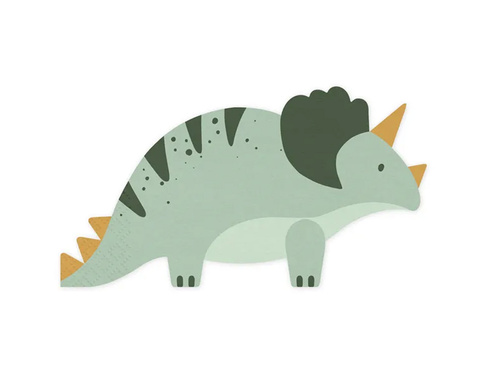 Csészék + tányérok + papírszalvéták készlet születésnapi dinoszauruszokhoz - 36db.