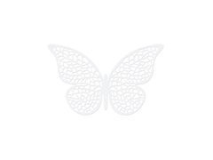 Papírdekoráció Kis pillangók - 6,5 x 4 cm - 10 db.