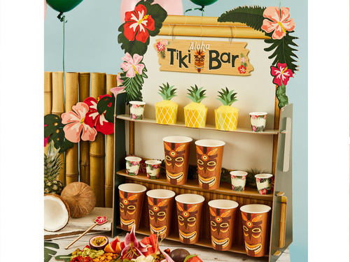 Cupcake dekorációs készlet Ananász - 20 db.