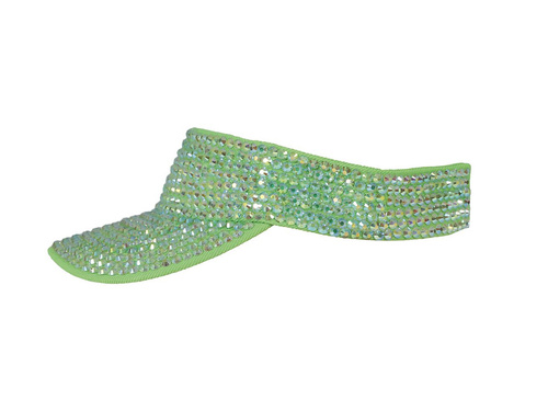 Zöld fejpánt cirkonokkal - 1 db.