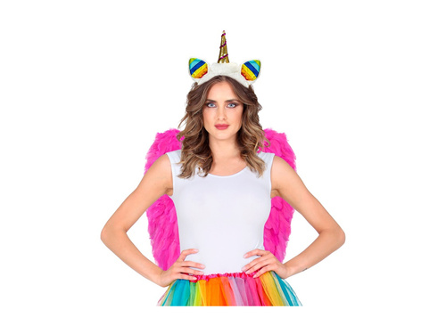 Rózsaszín összecsukható tollszárnyak 50×50 cm