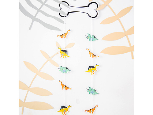 Akasztós dekoráció Dinoszauruszok - 85 cm - 1 db.