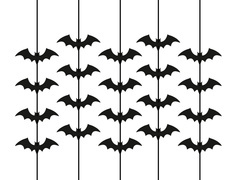 Lógó dekoráció Denevérek fekete