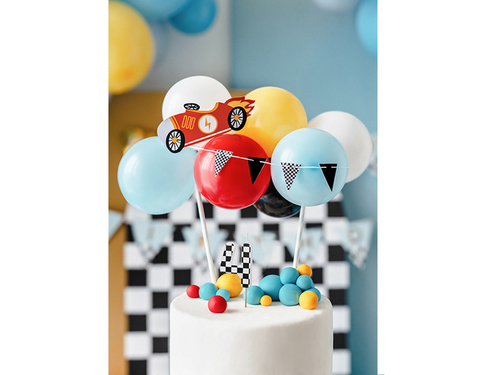 Kockás számgyertya - 4 - 1 db.