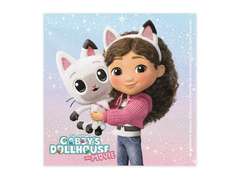 Gabi macskaháza születésnapi szalvéták - 33 cm - 20 db.