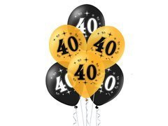 Nyomtatott latex léggömbök negyven - 30 cm - 10 db.