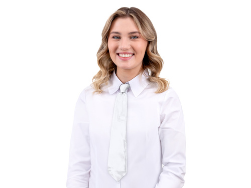 Fehér nyakkendő - 45 cm - 1 db.