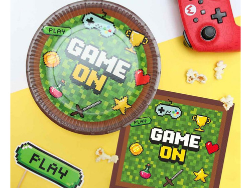 Game On születésnapi szalvéta - 33 cm - 20 db.