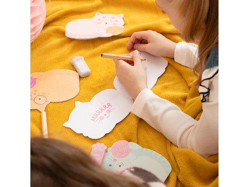 Születésnapi meghívók Macskák - 6 db.