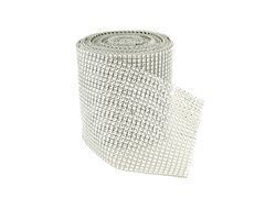 Ezüst gyémánt díszítőszalag - 1 db.