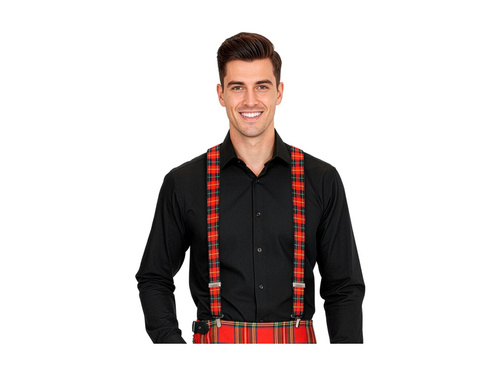 Skót kockás fogszabályzó