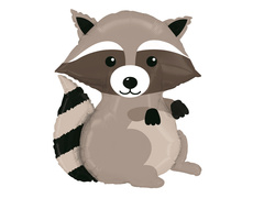 Prérie Raccoon fólialufi - 76 cm - 1 db.