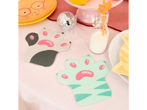 Születésnapi szalvéták Macskák - 32 cm - 12 db.