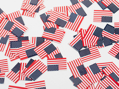 Amerikai zászló konfetti - 150 db.
