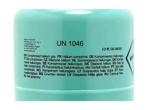 Önfelfúvó készlet 30 héliumos lufihoz - palack