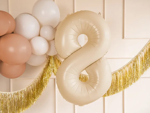 8-as bézs színű fólialufi - 72 cm - 1 db.