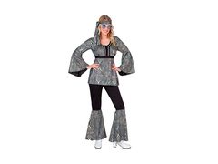 70-es évek diszkó jelmez - ezüst hullámok