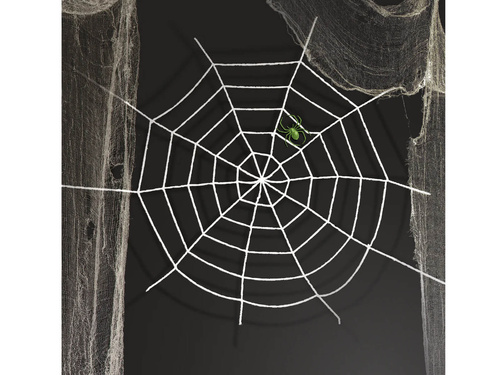 Nagy fehér pókháló - 150 cm - 1 db.