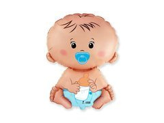 Ragasztható fólialufi - Baba fiú - 33 x 23 cm - 1 db.