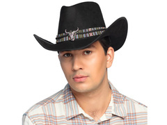 Django cowboy kalap fekete - 1 db.