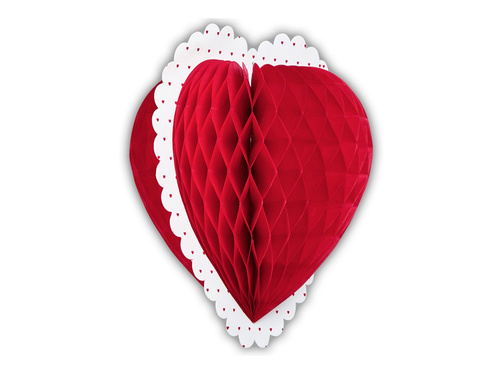Díszítő rozetták Szív - 25 cm - 1 db.