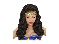 Szuperhős paróka flitteres fejpánttal