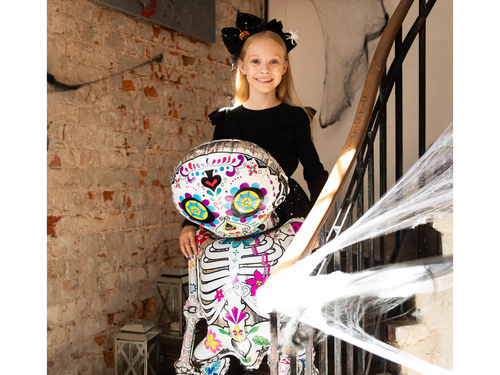 Mexikói csontváz fólialufi - 136 cm - 1 db.