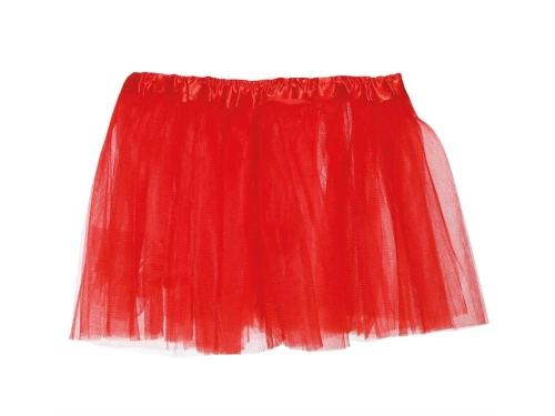 Tutu szoknya lányoknak - piros - 30 cm - 1 db.