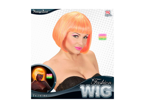 Valentina paróka neon rózsaszín és sárga - mix