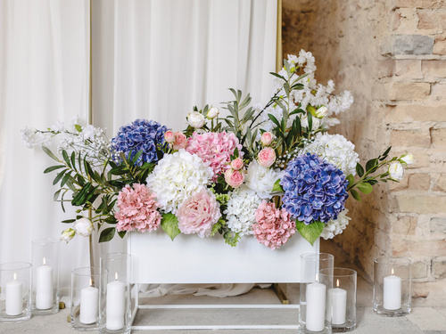 Üvegcső gyertyákhoz - 13x17cm - 1 db.