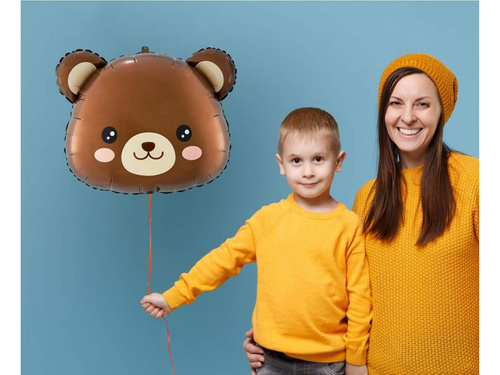 Mackó fólialufi - 48x38 cm - 1 db.