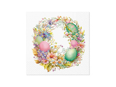 Húsvéti koszorú szalvéták - 33 cm - 20 db.