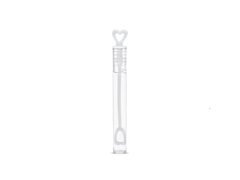 Szappanbuborékok - szív - fehér - 48 db.