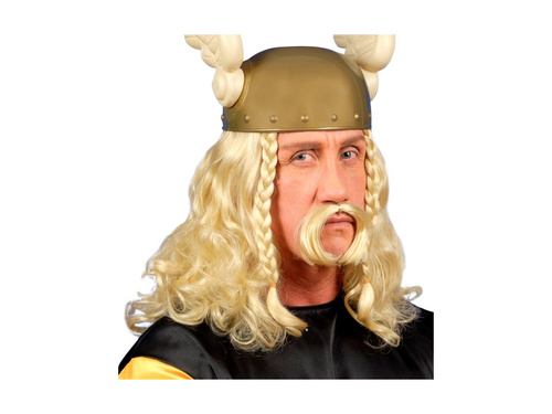 Viking paróka bajusszal