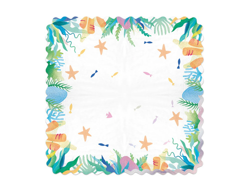 Óceáni születésnapi szalvéta - 33 cm - 10 db.