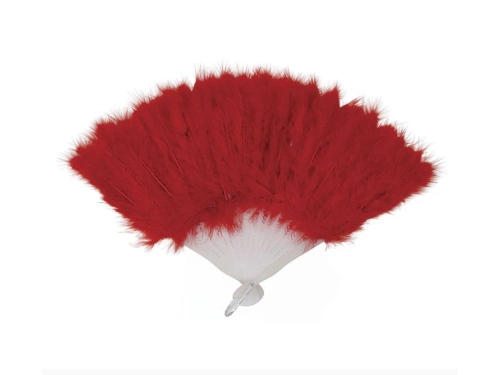 Tollas legyező piros - 1 db.