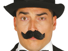 Fekete bajusz - 1 db.