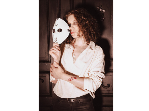 Maszk péntek 13 - 20x24cm - 1 db.