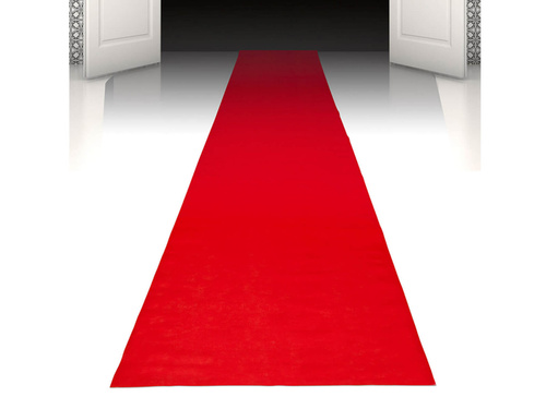 Vörös szőnyeg dekoráció - 4,5 m - 1 db.