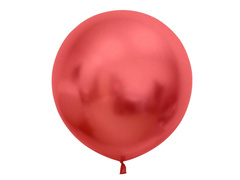 Világos piros platina óriás lufi - 60 cm - 2 db.