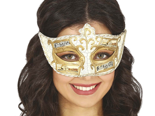 Farsangi maszk jegyzetekkel - 1 db.