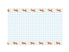 Születésnapi terítő Lovak - 120 x 180 cm - 1 db.