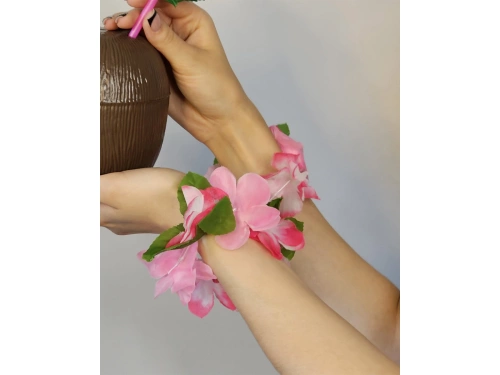 Hawaii szett fehér és rózsaszín - 4 elem