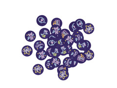 Disco Neon konfetti - 36 db.