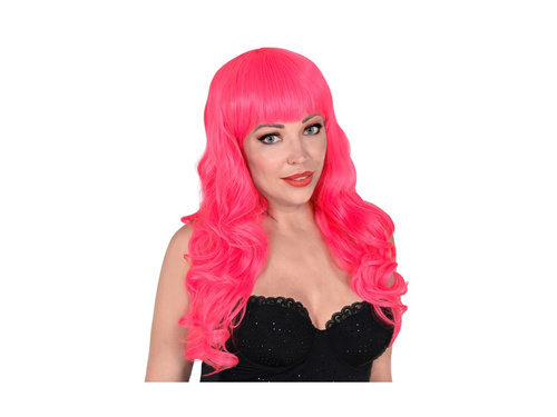 Neon rózsaszín Bella paróka